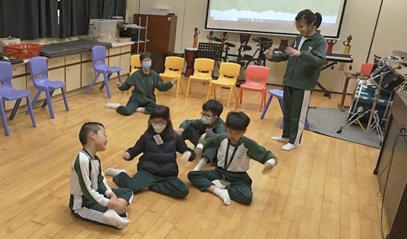 Delcroze Music Pedogogy: Students learn to conduct music with different tempos Delcroze Music Pedogogy: Students learn to conduct music with different tempos