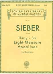 Thirty-Six Eight-Measure Vocalises, Op. 92