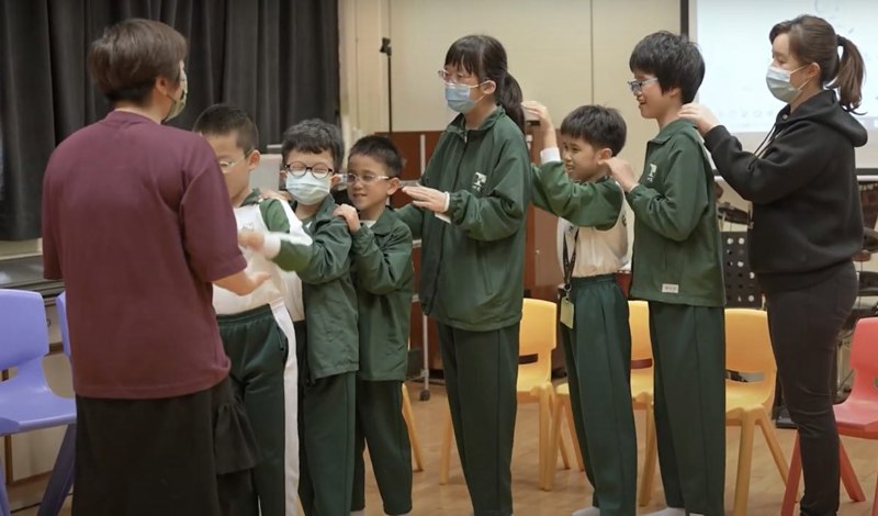 Delcroze Music Pedogogy: Students try to use movements to experience the melody and rhythm Delcroze Music Pedogogy: Students try to use movements to experience the melody and rhythm